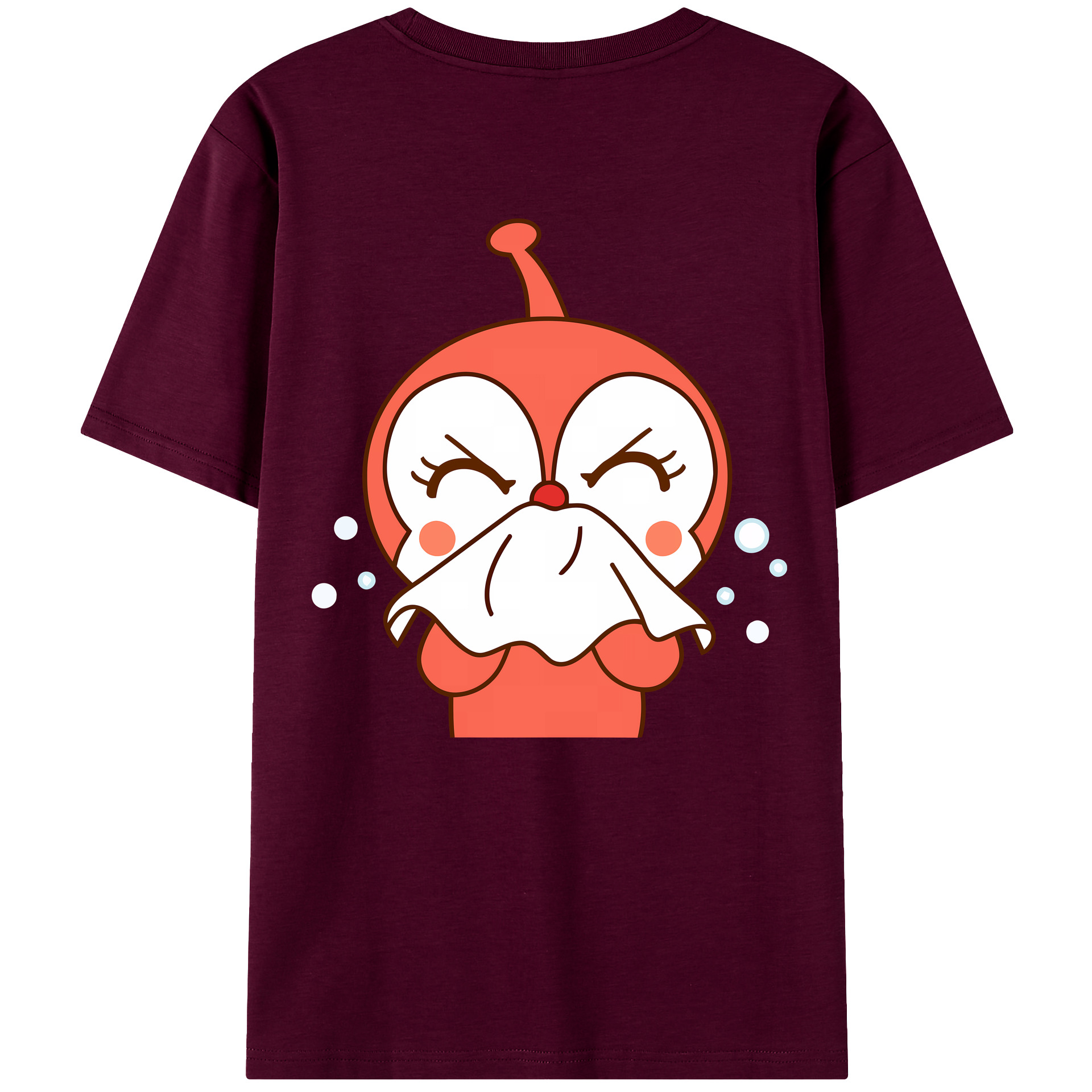 （画像用） アンパンマン Anpanman レディース半袖Tシャツ(バックプリント)